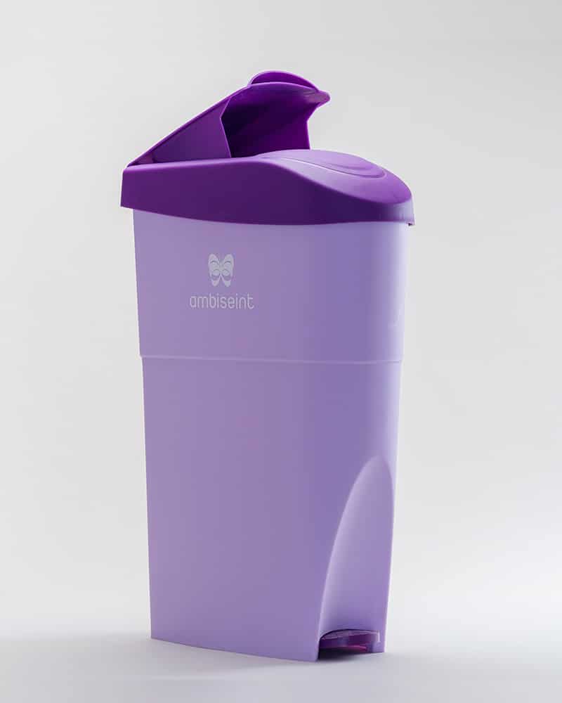 Unidad higiénica femenina / compresero apertura con pedal - Imagen 2