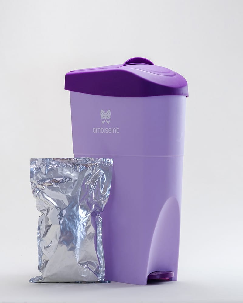 Unidad higiénica femenina / compresero apertura con pedal - Imagen 4